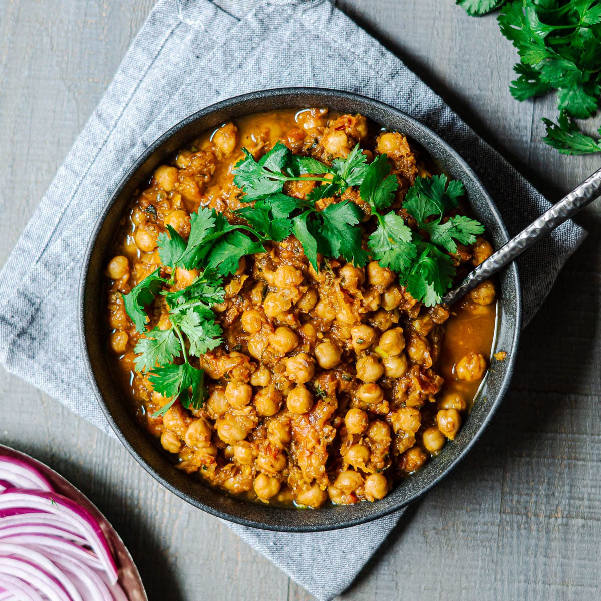 North Indian vegetarian curries – available for dine-in